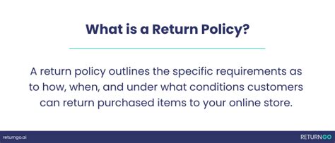 Exceptions to the Return Policy