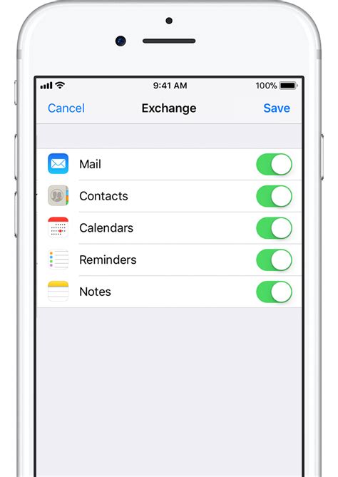 Exchange ActiveSync on iOS