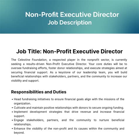 Executive Director Jobs