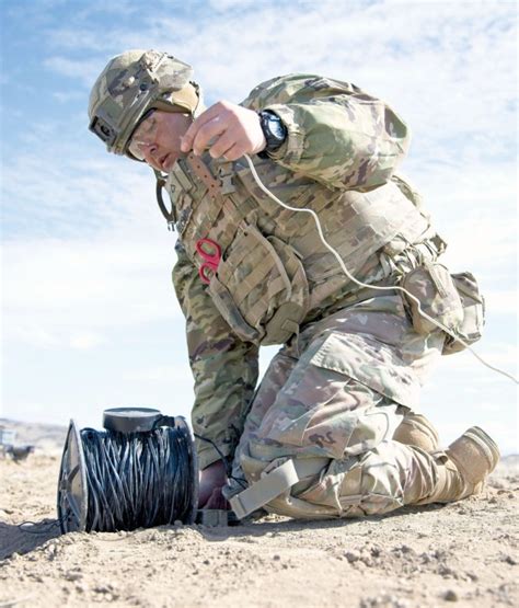 Explosive Ordnance Disposal Technician at Work