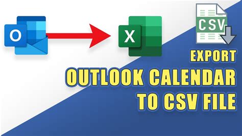 Exporting Outlook Calendar to CSV File