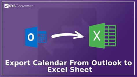 Exporting Outlook Calendar to Excel File