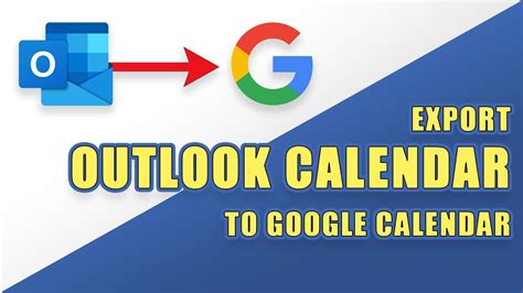 Exporting Outlook Calendar to Google Calendar