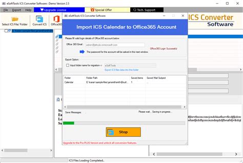 Exporting ICS