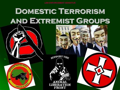 Extremist groups and tensions