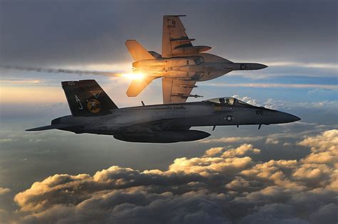 F-18 Hornet in Action