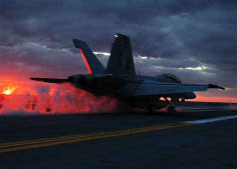 F-18 Super Hornet sunset