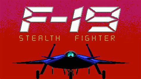 F-19 Stealth Fighter Game Screenshot