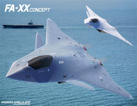 F/A-XX fighter featuring advanced stealth technology