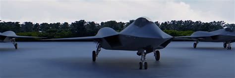 F/A-XX fighter showcasing network-centric warfare capabilities