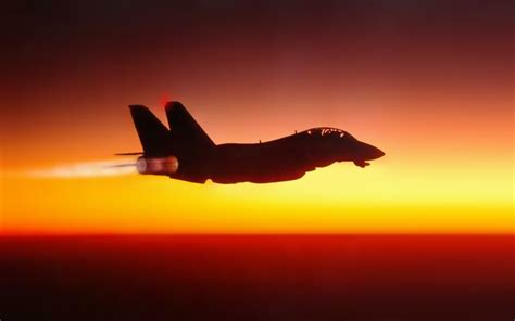 F-14 Tomcat sunset