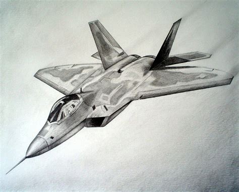 F-22 Raptor Drawing 10