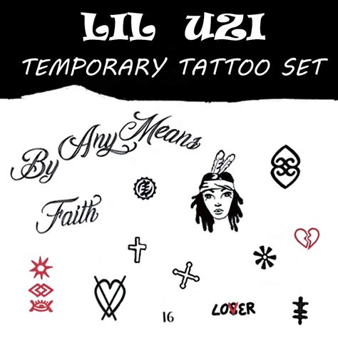 Face Temporary Tattoos for Concerts