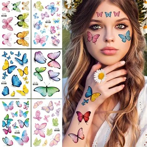 face temporary tattoos for special occasions