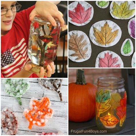 Fall crafts with pumpkin stencils