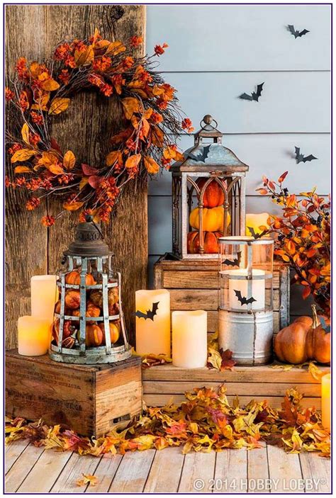 Fall decorating ideas with pumpkins