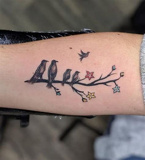 Family bird tattoos can be a beautiful way to represent the love and connection between family members