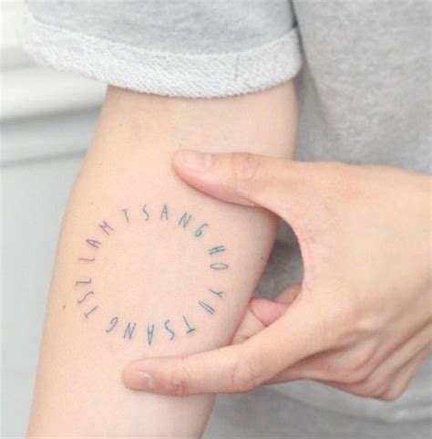 Family circle tattoos can be a meaningful way to represent the bond between family members