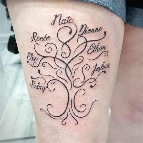 Family tree tattoos can be a beautiful way to represent your family's heritage and traditions