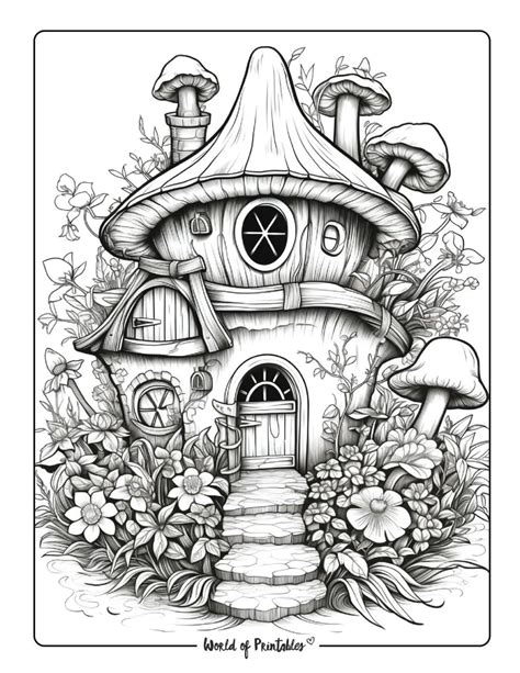 Fantasy coloring pages for kids and adults