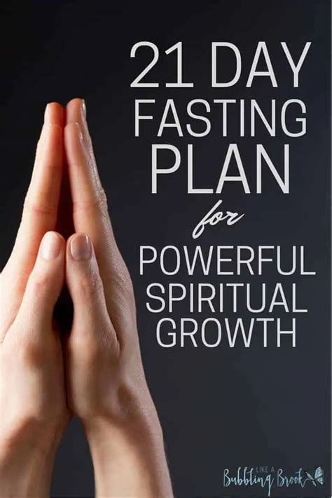 Description of Fasting for Growth