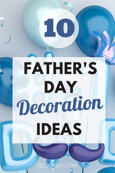 Fathers Day decorations