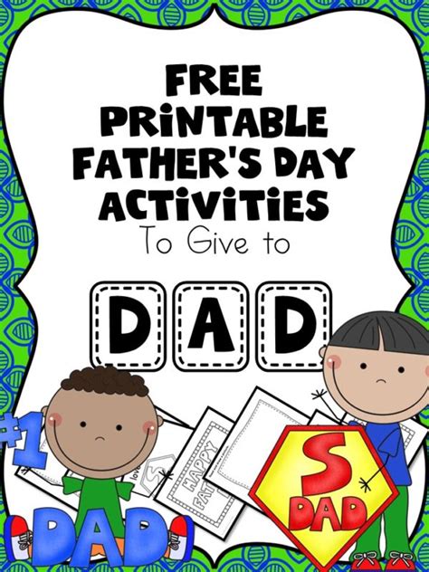 Free Fathers Day printables