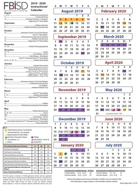 Customizing FBISD Calendar