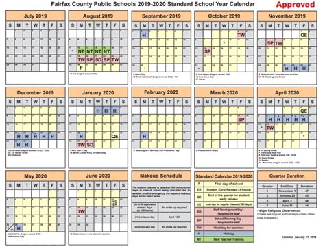 FCPS Calendar Structure