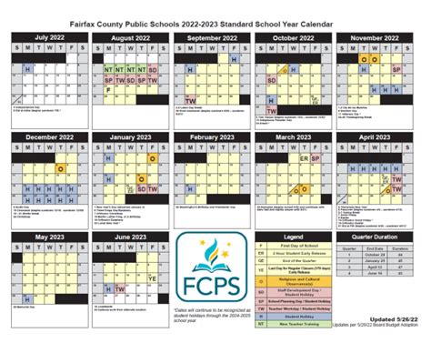 FCPS Calendar Structure