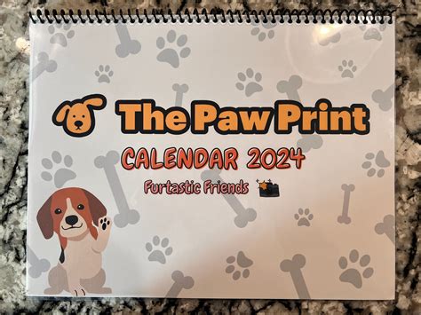 Features and Benefits of Paw Print Calendars