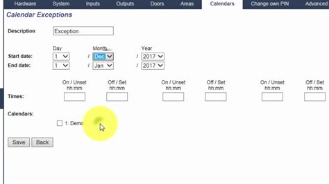 Features of Spc Calendar Guide