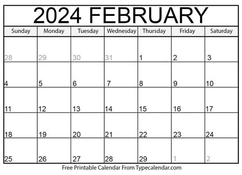 February calendar guide conclusion