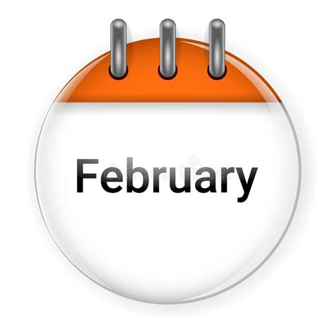 February Circle Calendars