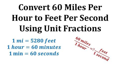 Feet to Miles Conversion Table - Gallery