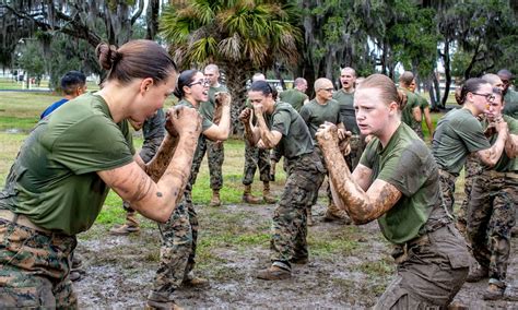 Female Marine Strength Training