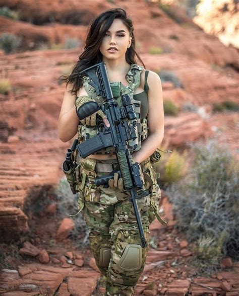 Female Navy SEAL as a sniper