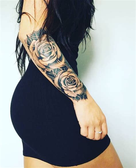 Female sleeve tattoo design inspiration