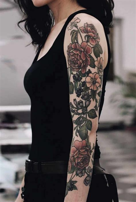 Female sleeve tattoo styles