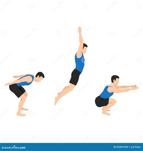 Female soldier standing long jump