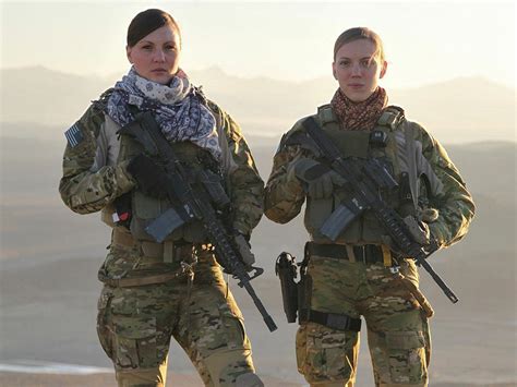 Female soldiers in special forces