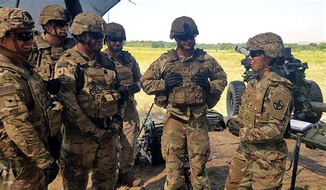 Female soldiers in a supportive environment