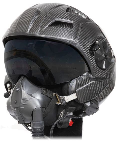 Ballistic Armor in Fighter Jet Pilot Helmet