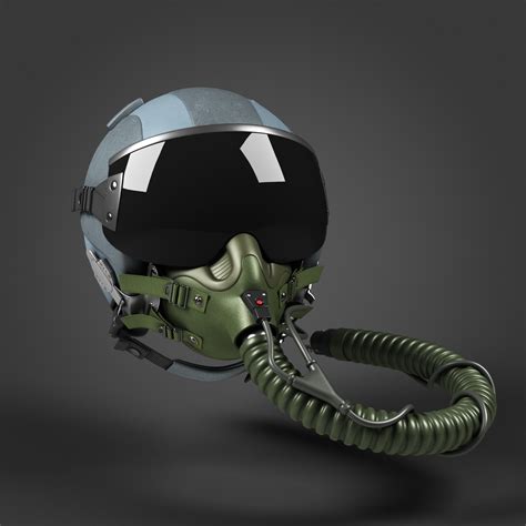 Hearing Protection in Fighter Jet Pilot Helmet