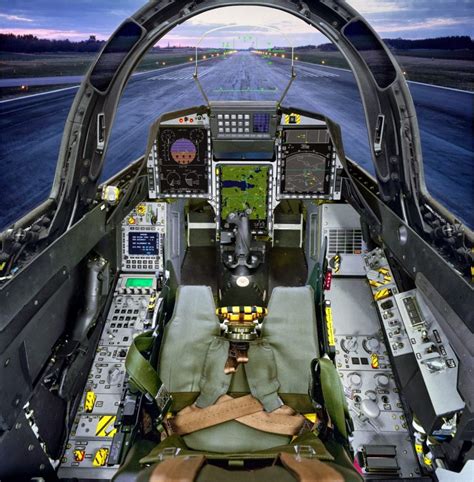 Fighter jet cockpit