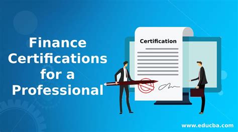 Finance Manager Qualifications and Certifications