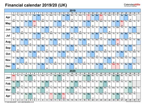 Financial Calendars