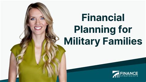 Financial planning for military families