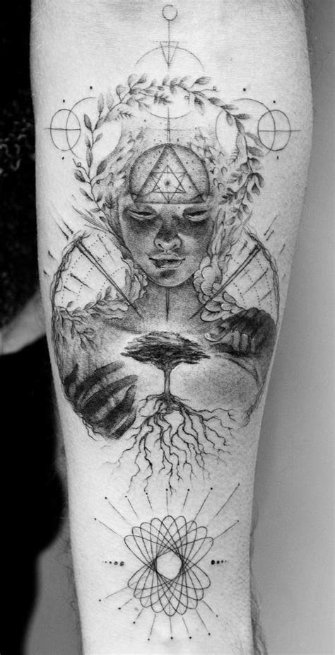 Fine line tattoo art