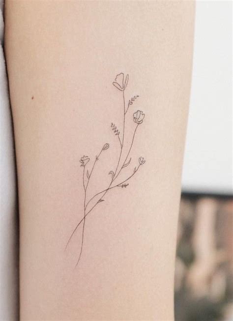 Fine line tattoo design example